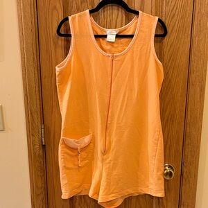 Secret Treasures Orange Sleeveless Swim Coverup